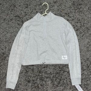 Calvin Klein Cropped 1/4 Zip XS